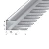 PROFIL FLEX ZAVRŠNI 270 CM ST150 SREBRO