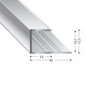 PROFIL ZAK 1-DELNI (V=15MM) 270 CM SREBRNI
