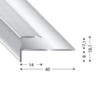 PROFIL STOP 1-DELNI 270 CM ALU S (7 MM)