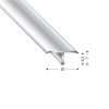PROFIL PREH FLEXIBILNI 26 MM 270 CM ZLATNI