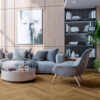 PARKET TGP 1L HRAST CHEVRON 45 CORSE NATURAL BROWN MAT LAK ČETKAN 4Vm T&G
